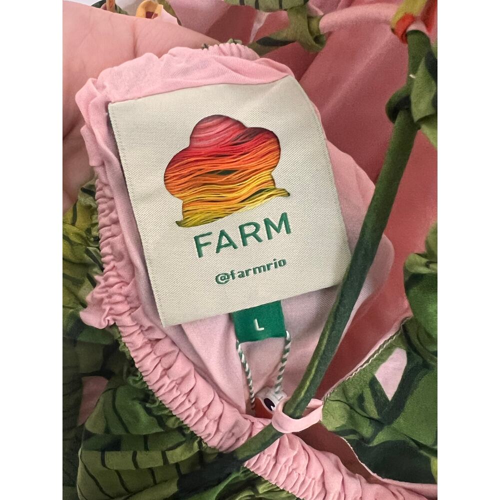FARM Rio Tropical Print Maxi Dress - Pink and Green - Picture 8 of 15